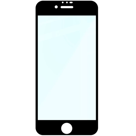 Szkło hartowane Bizon Glass Edge do iPhone SE 2022/2020/ 8/ 7, czarne