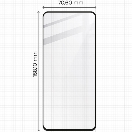 2x Szkło + szybka na aparat BIZON Edge 2 Pack do Motorola Moto G34 5G