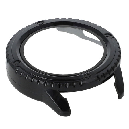 Etui Bizon Case Watch Adamo do Xiaomi Watch S3 47 mm, czarne