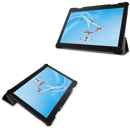 Etui Bizon Case Tab Croc do Lenovo Yoga Smart Tab 10.1 / Lenovo Yoga Tab 5, czarne