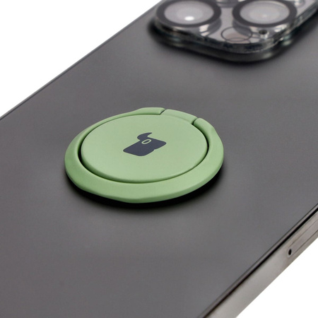 Uchwyt na palec Bizon Accessories Ring Turtle uniwersalny, jasnozielony