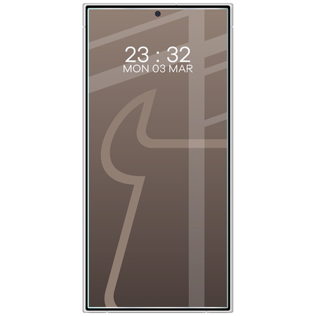 Elastyczne szkło hybrydowe Bizon Glass Mule do Galaxy S24 Ultra