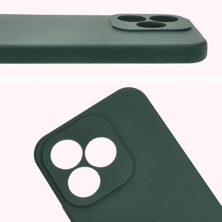 Silikonowe etui Bizon Soft Case do Honor 400 Lite, ciemnozielone