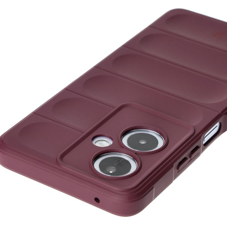 Pancerne etui Bizon Case Tur do Oppo A79 5G, burgundowe