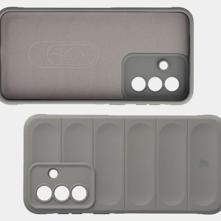 Pancerne etui Bizon Case Tur do Galaxy A37 5G, jasnoszare