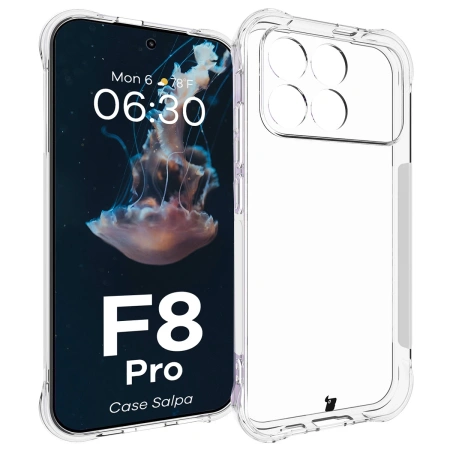 Elastyczne etui Bizon Case Salpa do Xiaomi POCO F8 Pro, przezroczyste