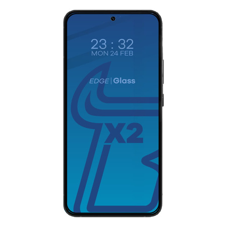 2x Szkło + szybka na aparat BIZON Edge 2 do Galaxy S23