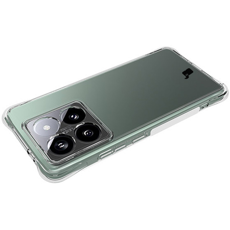 Etui + 2x szkło Bizon Case Clear Pack do Xiaomi 14T Pro, przezroczyste