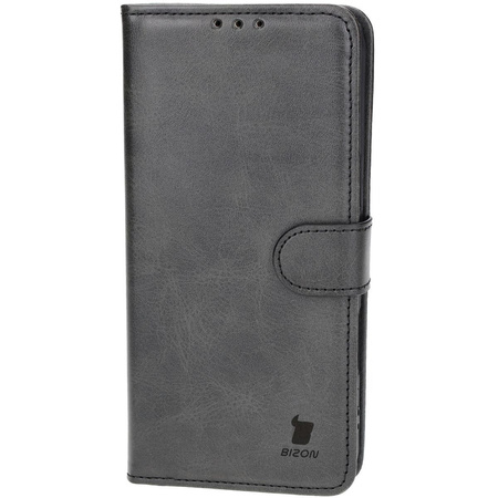 Etui z klapką Bizon Case Pocket do iPhone 16 Pro Max, czarne