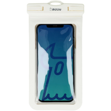 Etui wodoszczelne Bizon Case Hydrowrap, 2 sztuki, ecru