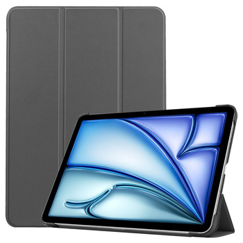 Etui Bizon Case Tab Croc do iPad Air 13" M2 2024, szare