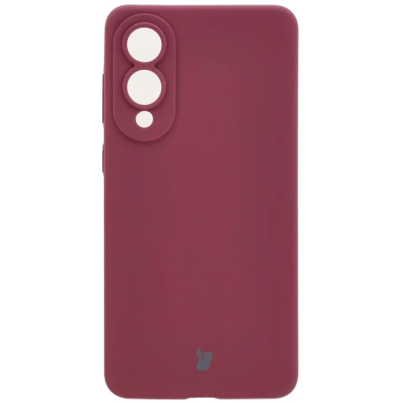 Silikonowe etui Bizon Soft Case do Galaxy S25 Edge, ciemnofioletowe