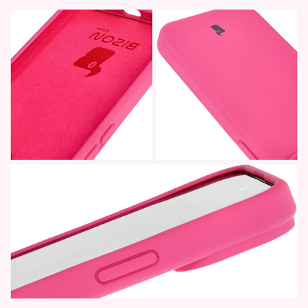 Etui silikonowe Bizon Soft Case do iPhone 15, fuksja