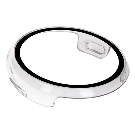 Etui ze szkłem do zegarka Bizon Case+Glass Watch do Google Pixel Watch 3 41mm, przeźroczyste