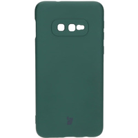 Etui Bizon Case Silicone do Galaxy S10e, ciemnozielone