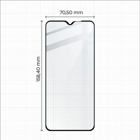 Szkło hartowane Bizon Glass Edge do Galaxy A32 5G, czarne