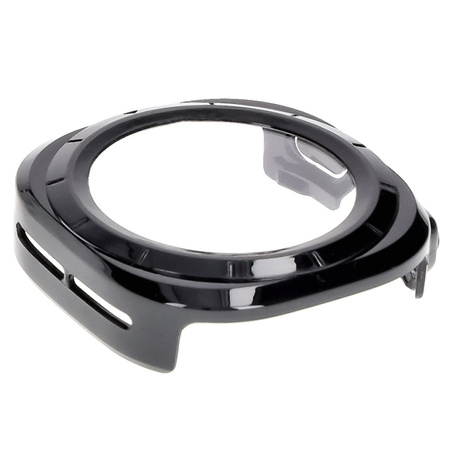 Etui ze szkłem do zegarka Bizon Case Watch Adamo do Galaxy Watch Ultra 2 / 1, czarne