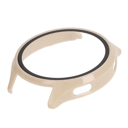 Etui Bizon Case Watch Adamo do Xiaomi Watch 2, beżowe