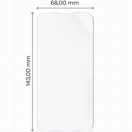 Folia hydrożelowa na ekran Bizon Glass Hydrogel Front do iPhone 13 / 13 Pro, 1 sztuka