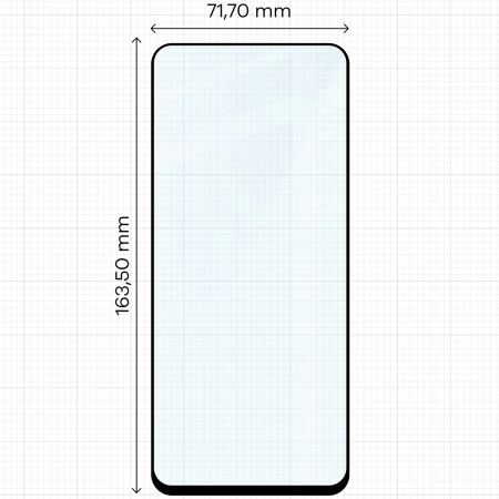Szkło hartowane Bizon Glass Edge Duo do Xiaomi Redmi 13 4G, czarna ramka, 2 sztuki
