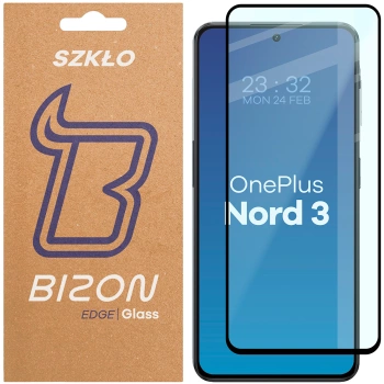 Szkło hartowane Bizon Glass Edge 2 do OnePlus Nord 3, czarne
