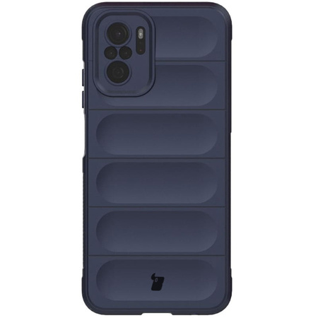 Pancerne etui Bizon Case Tur do Xiaomi Poco M5s / Xiaomi Redmi Note 10 / 10s, granatowe