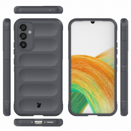 Pancerne etui Bizon Case Tur do Galaxy A34 5G, szare