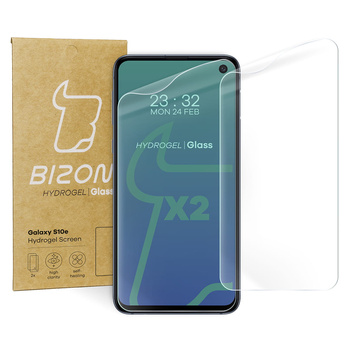 Folia hydrożelowa na ekran Bizon Glass Hydrogel, Galaxy S10e, 2 sztuki