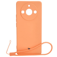 Etui Bizon Case Silicone Sq do Realme 11 Pro / 11 Pro+, pomarańczowe