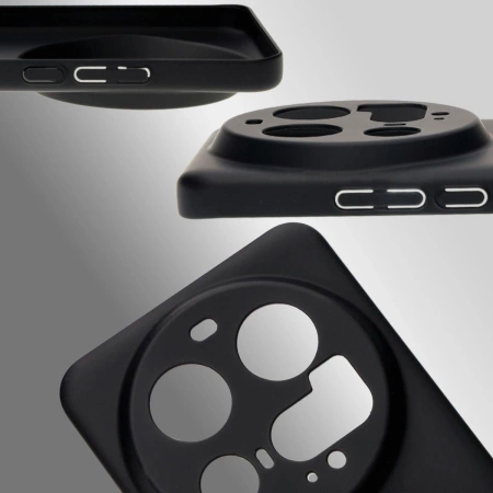 Etui Bizon Case Łupka do Xiaomi 15 Ultra, czarne