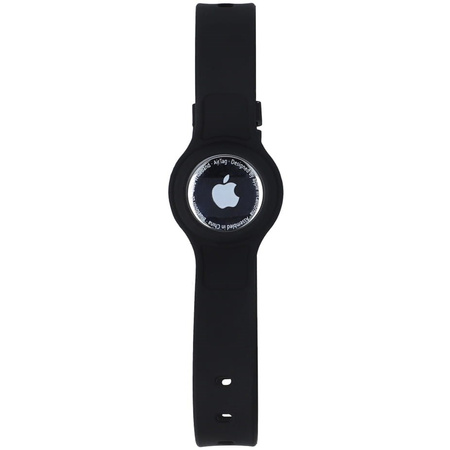 Etui Bizon Case Locator Pets do Apple AirTag, czarne