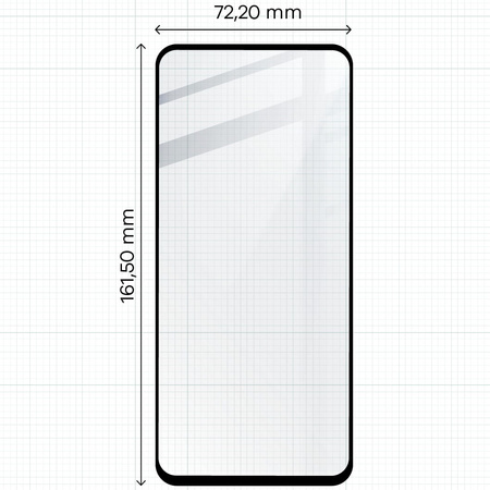 Szkło hartowane Bizon Glass Edge 2 do Oppo A58 4G, czarne