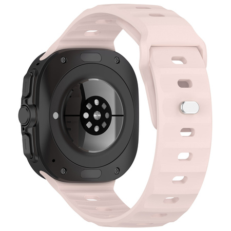 Silikonowy pasek Bizon Strap Watch Silicone G do Galaxy Watch Ultra 2 / 1, różowy