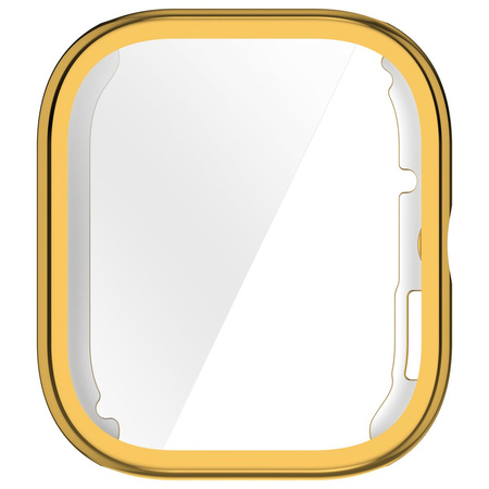 Etui z osłoną ekranu Bizon Case Watch Felipe do Xiaomi Redmi Watch 5, złote