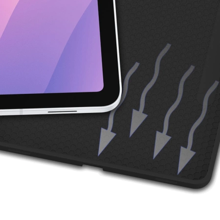Etui z klapką Bizon Case Tab Lizard do Galaxy Tab S11, czarne