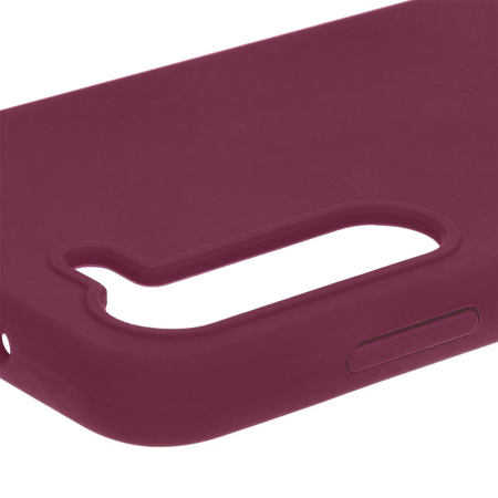 Etui silikonowe Bizon Soft Case do Galaxy S23, ciemnofioletowe