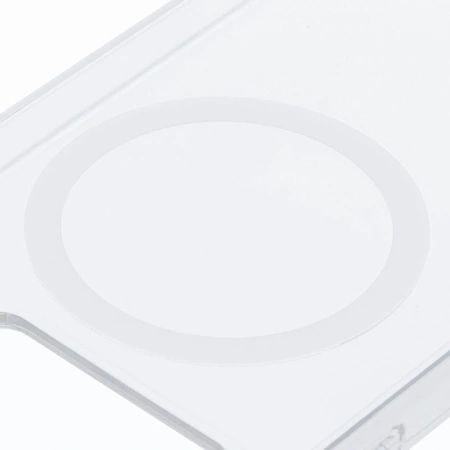 Etui z pierścieniem magnetycznym Bizon Case CrystalO do Realme GT 7 / 7T, przezroczyste