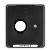 Szkło na aparat z aplikatorem Bizon Glass Snap Lens do iPhone Air, 1 zestaw, czarna ramka