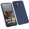Pancerne etui Bizon Case Tur do Galaxy A36 5G / Galaxy A56 5G, granatowe
