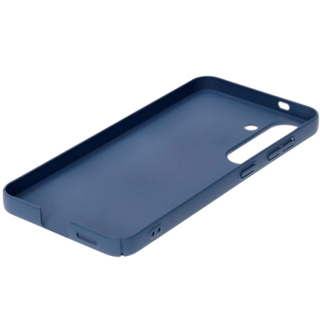 Etui Bizon Case Łupka do Galaxy S25, niebieskie