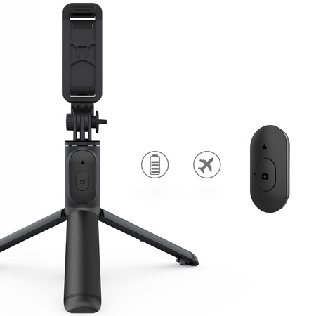 Kijek do selfie / tripod z pilotem Bizon Accessories Selfie Simple, czarny