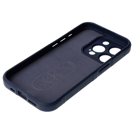 Pancerne etui Bizon Case Tur do iPhone 15 Pro, granatowe