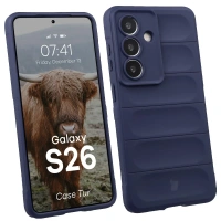 Pancerne etui Bizon Case Tur do Galaxy S26, granatowe