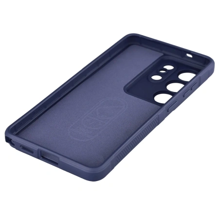 Pancerne etui Bizon Case Tur do Galaxy S26 Ultra, granatowe