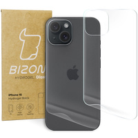 Folia hydrożelowa na tył Bizon Glass Hydrogel Back Duo, iPhone 15, 2 sztuki