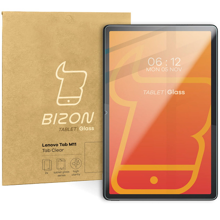 Szkło hartowane Bizon Glass Tab Clear Duo do Lenovo Tab M11 1 gen., 2 sztuki