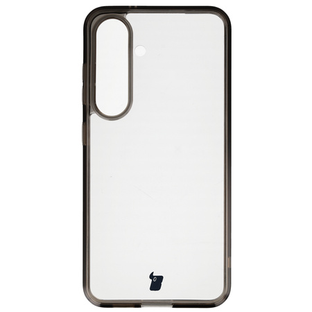 Etui Bizon Case Halo do Galaxy S25, przydymione-czarne