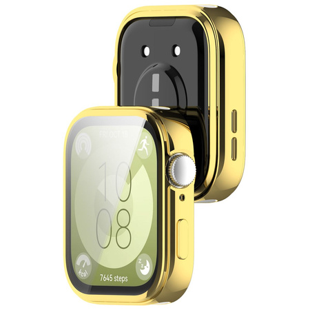 Etui Bizon Case Watch Felipe do Huawei Watch Fit 3, złote