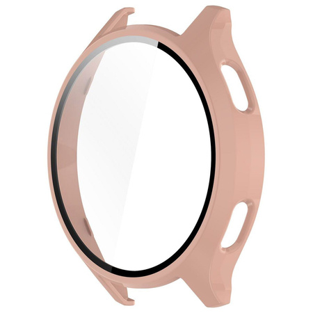 Etui Bizon Case+Glass Watch do Xiaomi Watch 2, różowe