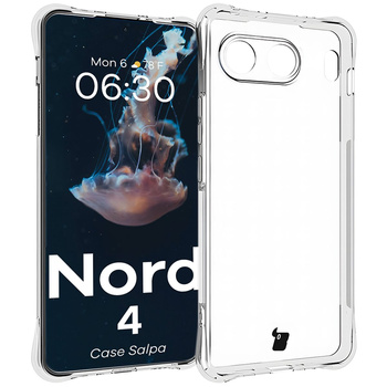 Elastyczne etui Bizon Case Salpa do OnePlus Nord 4, przezroczyste